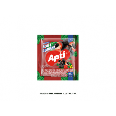 REFRESCO EM PO - APTI - 20g ACAI E GUARANA - DP15